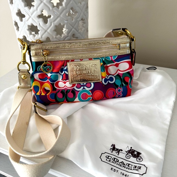 Coach Poppy Crossbody Zip Bag - Picture 12 of 12